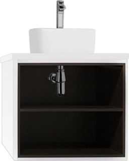 Тумба под раковину Акватон Брук открытая 60см дуб Феррара 1A201301BCDF0